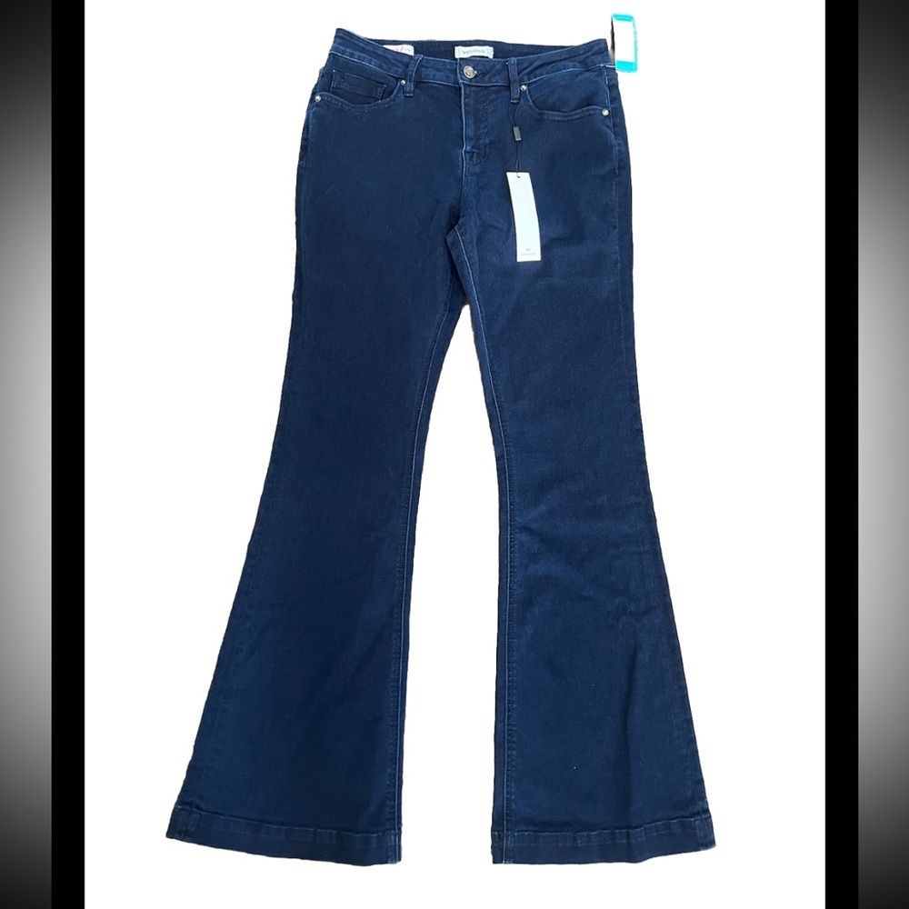 VIGOSS Jagger Mid Rise Flare Trouser Jeans Size 28